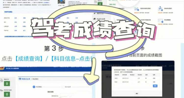 驾照全部考完了怎么查成绩(驾照考完了在哪里查成绩)