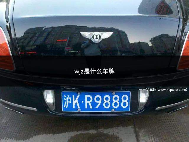 wjz是什么车牌(wjz是什么车牌号)