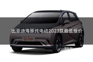 比亚迪海豚2023款落地价(海豚新能源比亚迪2023落地价)